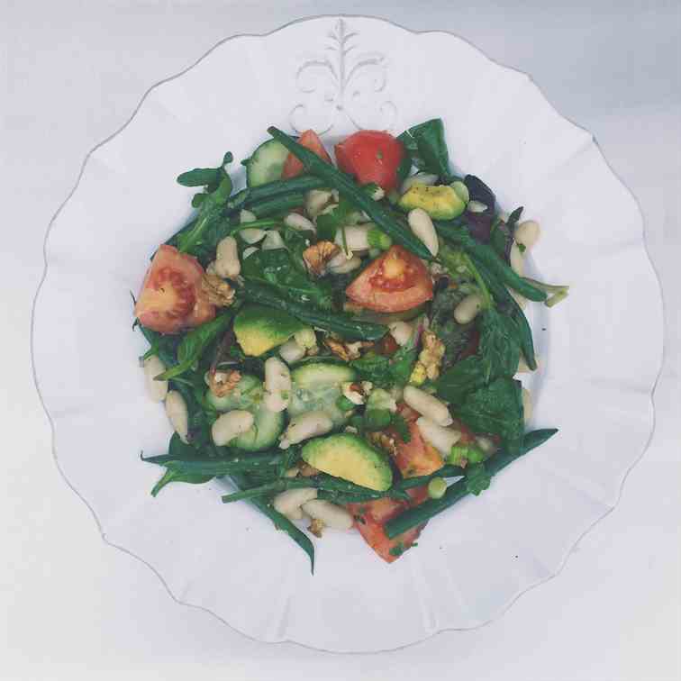 French Green and White Bean Salad