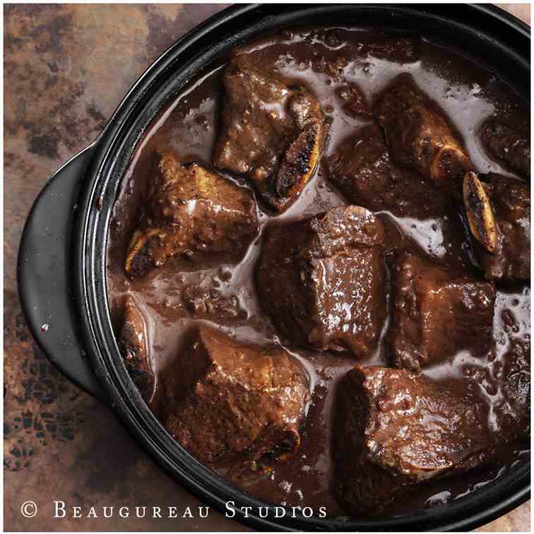 Rib Tips in Mocha Sauce