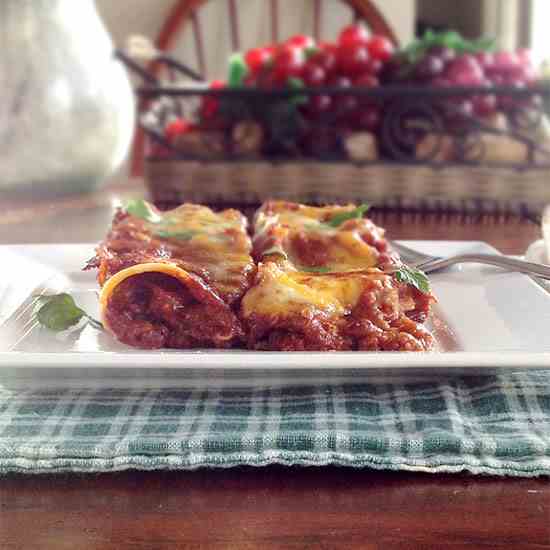 Garlic Beef Enchiladas