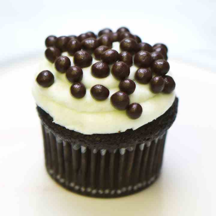 Mini Chocolate Mint Cupcake