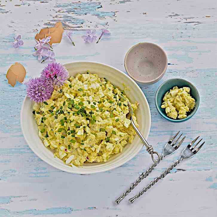 Potato and egg salad