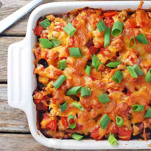 Southwest Black Bean Casserole