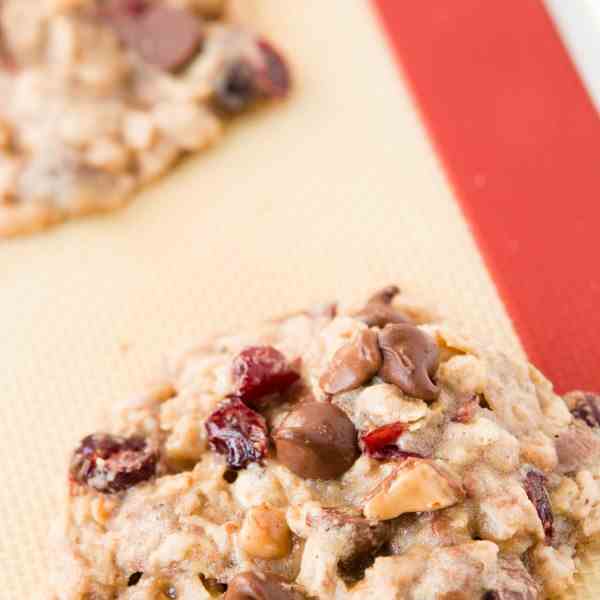 Craisin Toffee Oatmeal Cookies