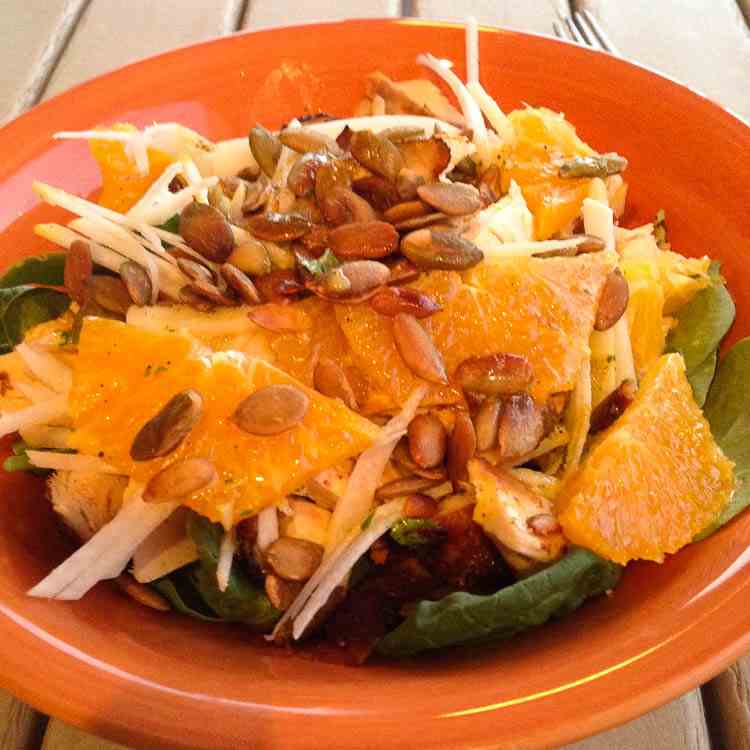 Yucatan Spinach and Chicken Salad