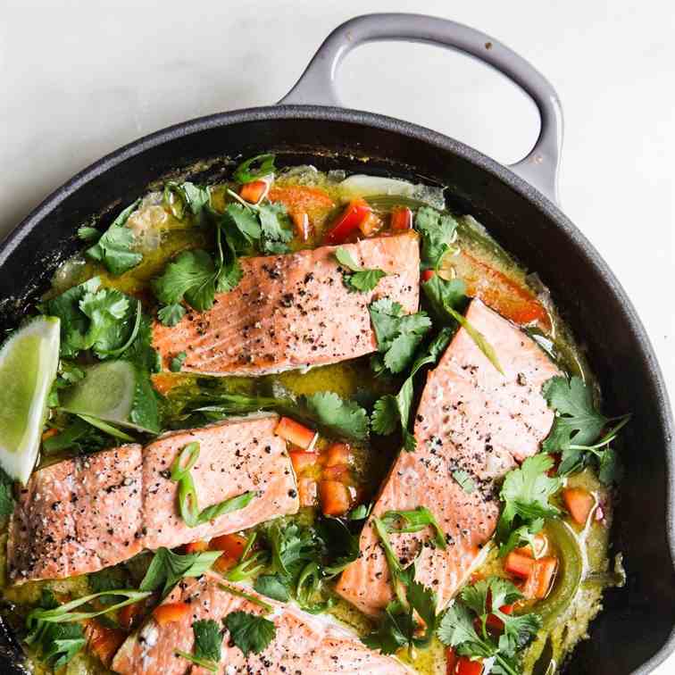 Green Curry Salmon