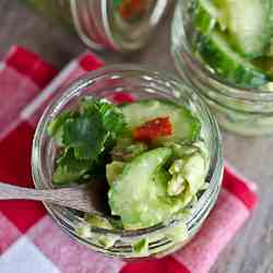 Cucumber Avocado Salad