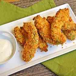 Baked Panko Avocado Fries