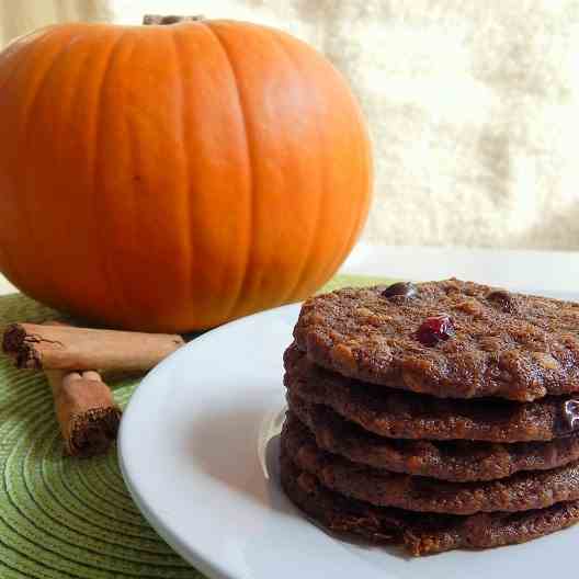 Pumpkin Oatmeal Cookies