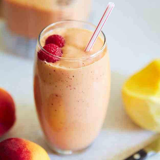 Peach power smoothies