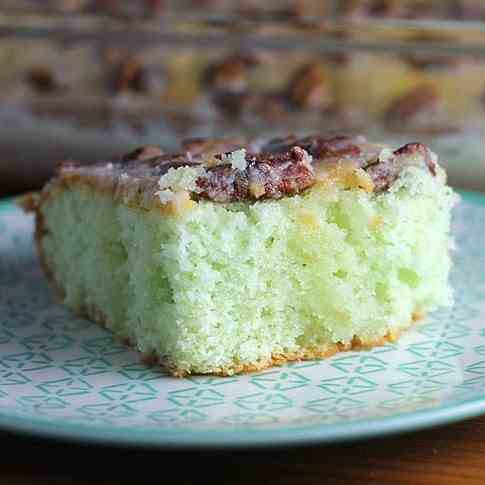 Pistachio Poke Cake