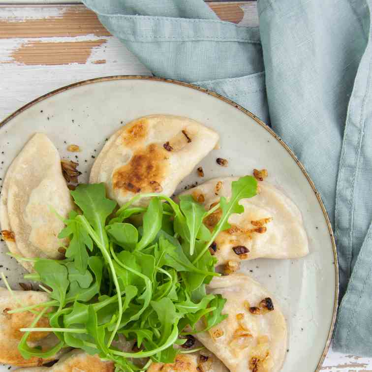 Vegan Pierogi with potatoes