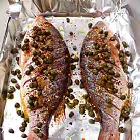 Mediterranean Style Red Snapper