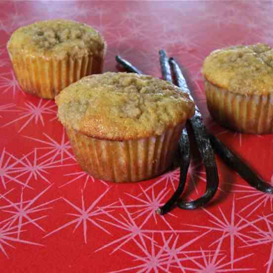 Lemon Vanilla Bean Muffins