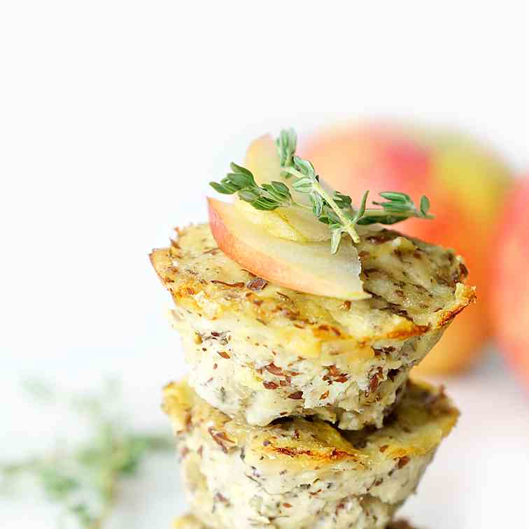 Mini Turkey Apple Meatloaf Muffins