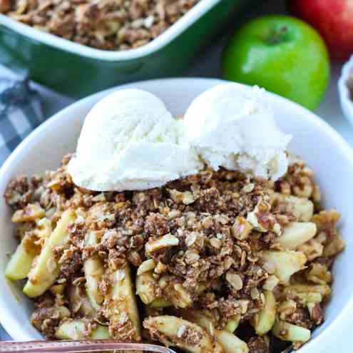 Skinny Apple Crisp