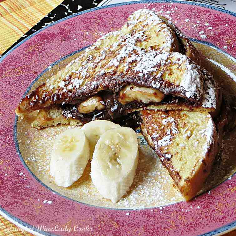 Nutella & Banana French Toast