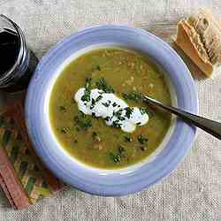 Smoky Ham and Split Pea Soup