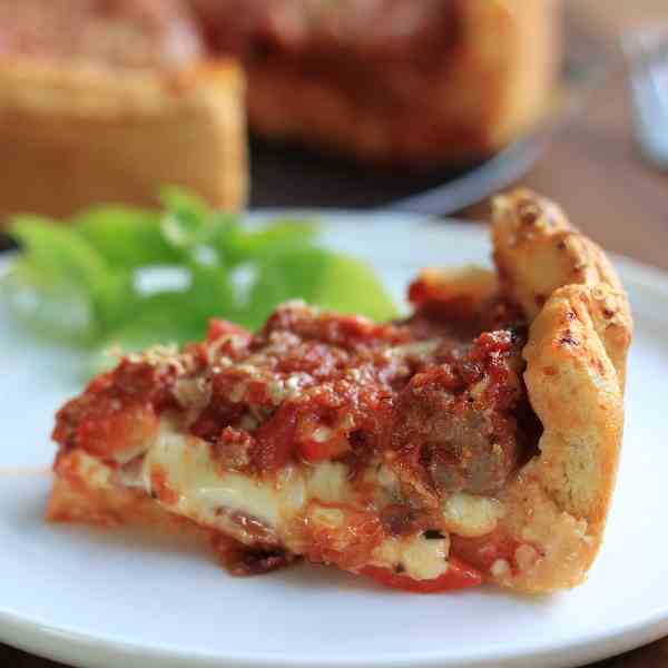 Chicago Style Deep Dish Pizza