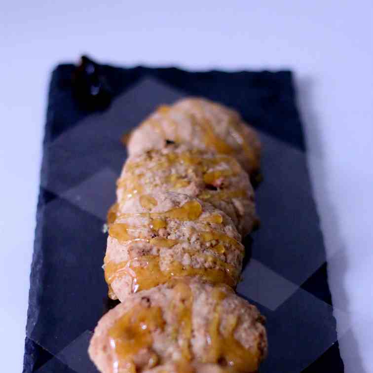 Vegan Apple Caramel Cookies