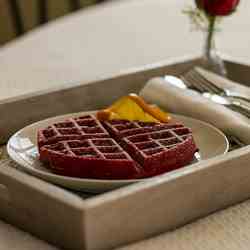 Red Velvet Waffles 