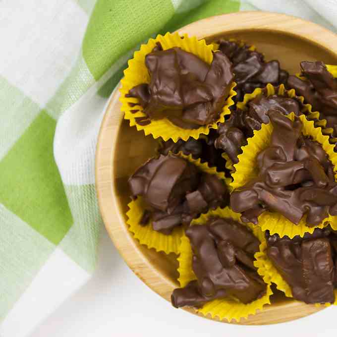 Dried Mango Chocolate Bites