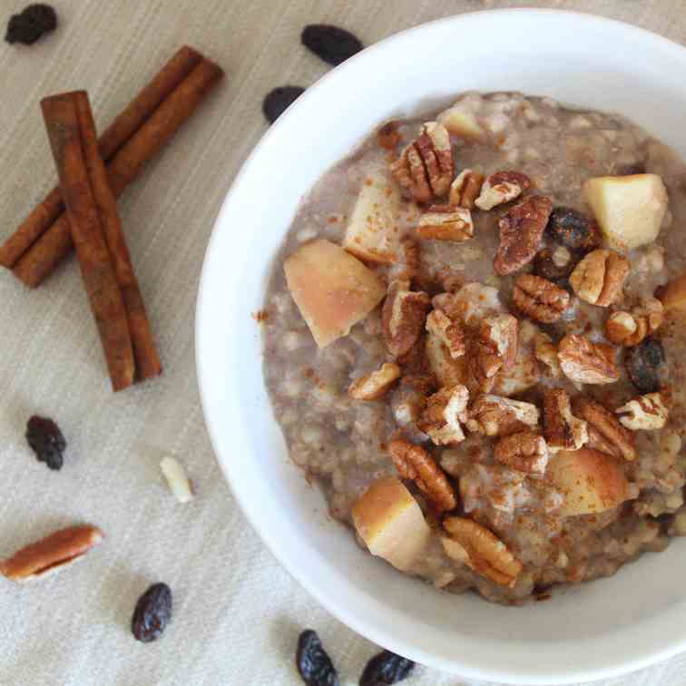 Apple Cinnamon Buckwheat Porridge