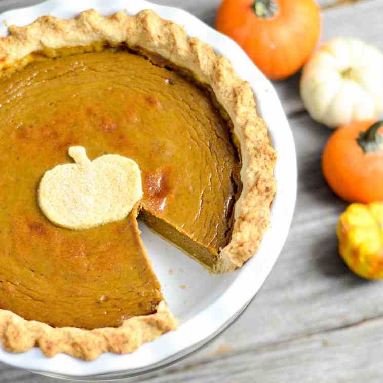 Dairy-Free Pumpkin Pie 