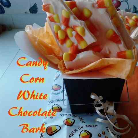 Candy Corn White Chocolate Bark