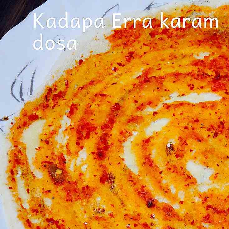 Spicy red chutney dosa recipe