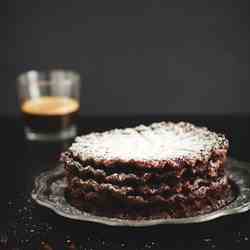  Chocolate waffle brownies