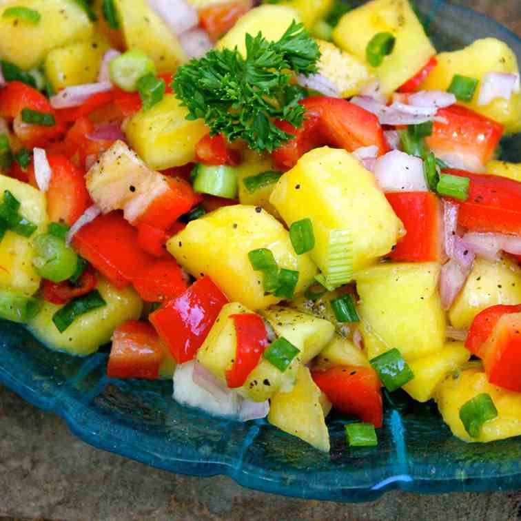 Mango and Red Pepper Salsa