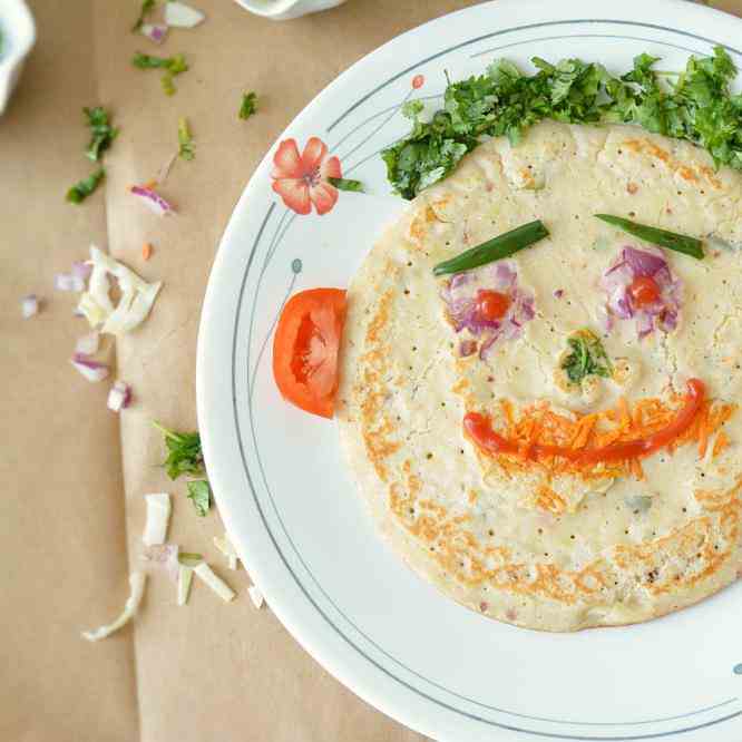 Instant Uttapam Recipe