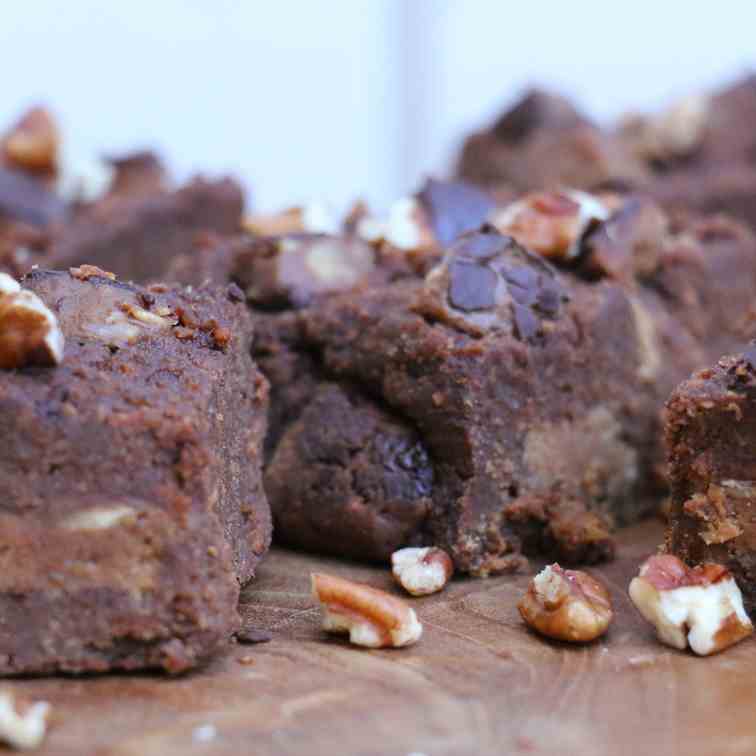 Spiced Sweet Potato Brownies