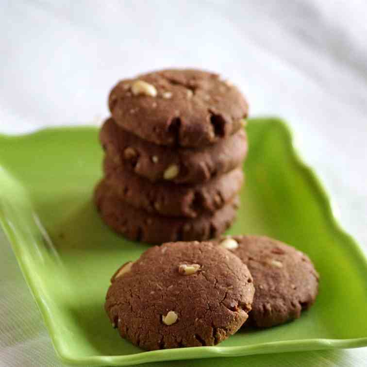 Sorghum Chocolate Peanut Cookies