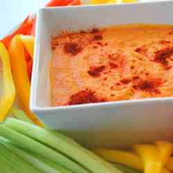 Roasted Bell Pepper Hummus