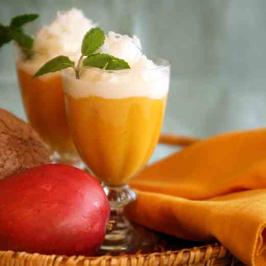 Mango Coconut Sorbet