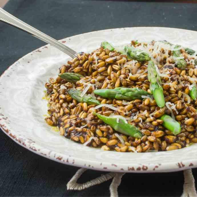 Winter Wheat Berry Risotto