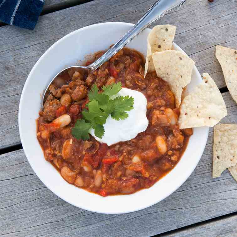 Pumpkin Turkey Chili 