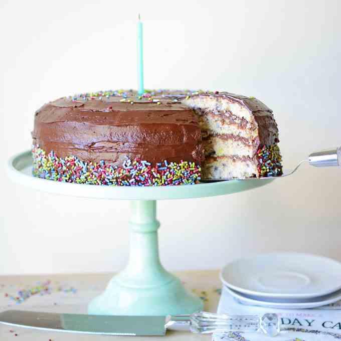 All-Natural Funfetti Cake