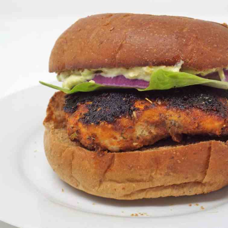 Blackened Chicken Sandwiches with Avocado 