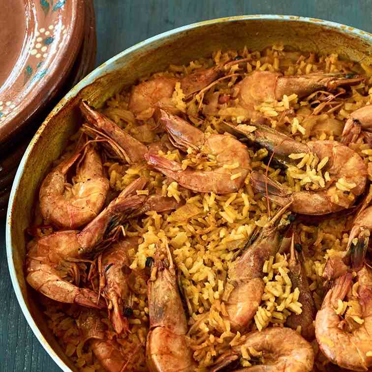 Mexican Curried Shrimp and Rice