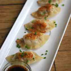 Pork and Shrimp Gyozas