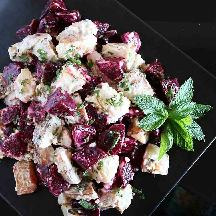 Roast Beetroot - Potato Salad