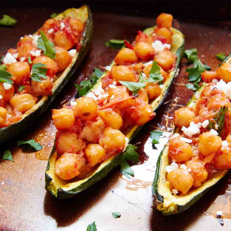 Baked Zucchini Boats