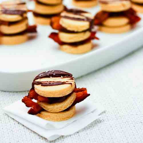 Bacon and Nutella Napoleons