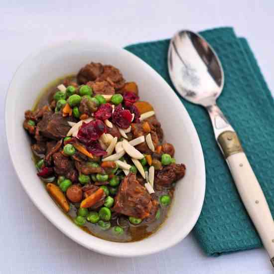 Braised cardamom curry lamb