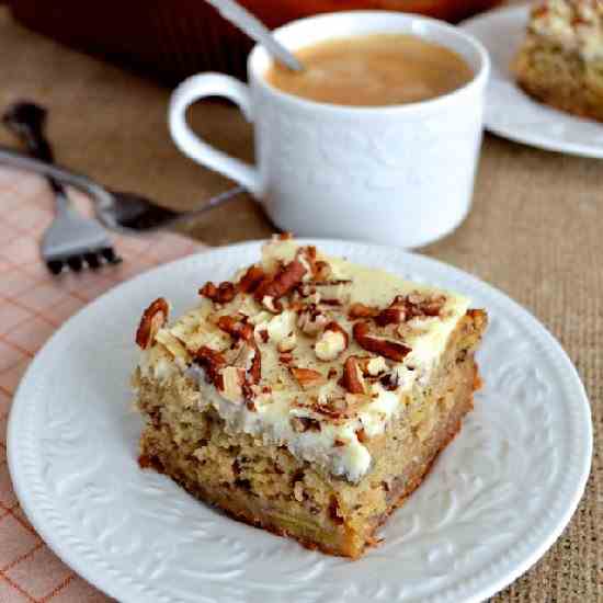 HONEY BANANA CAKE