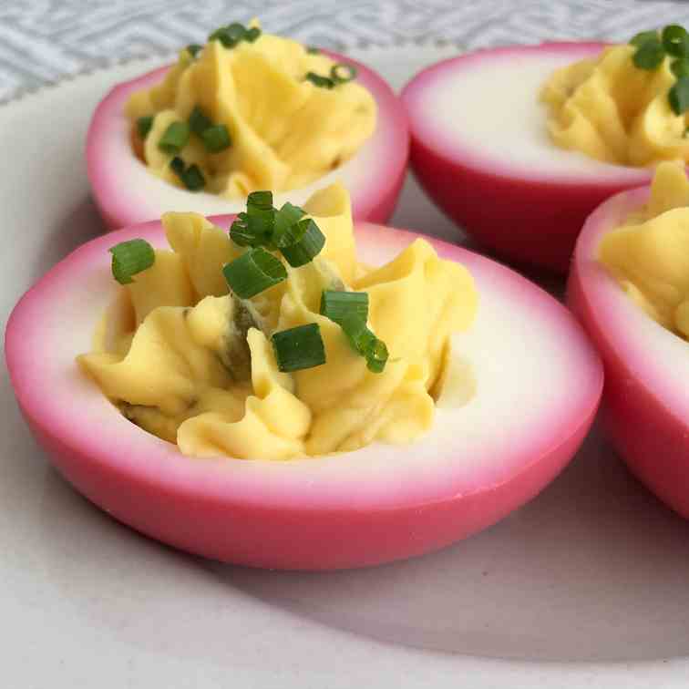 Pickled Deviled Eggs