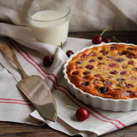 Cherry clafoutis