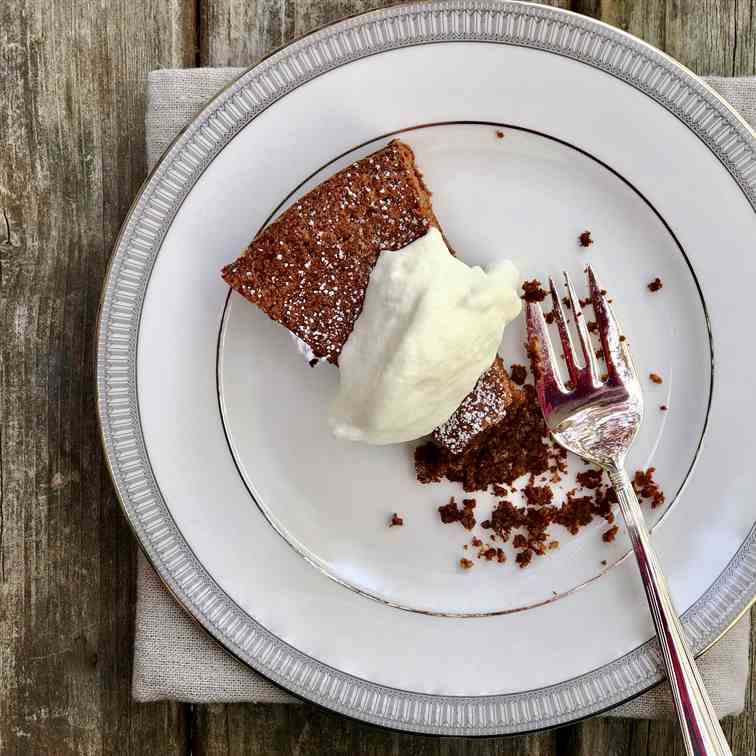 Flourless Chocolate-Almond Cake 